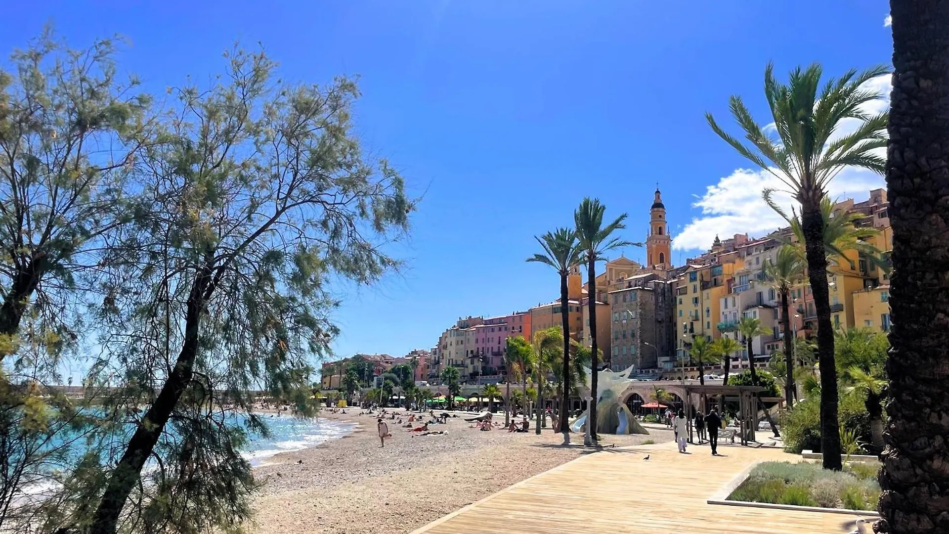Apartment Evasion Menton Vue Mer Proche Plage Et Gare